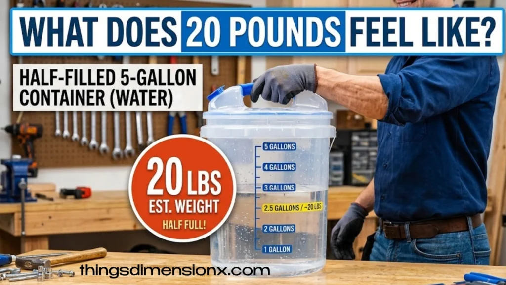 Everyday Items That Weigh About 20 Pounds