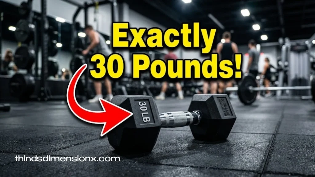 Everyday Items That Weigh About 30 Pounds