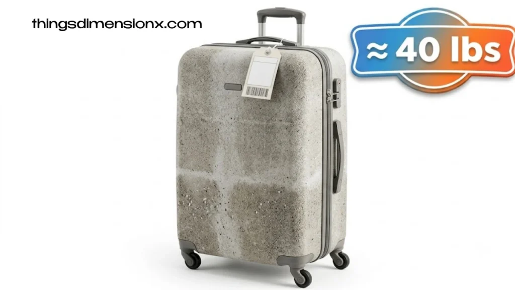 Everyday Items That Weigh About 40 Pounds