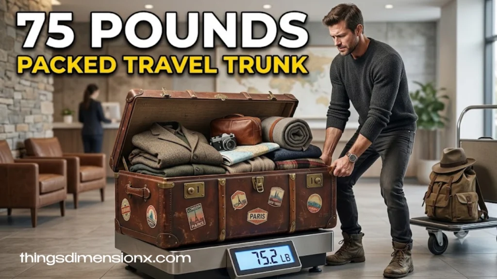 Everyday Items That Weigh About 75 Pounds