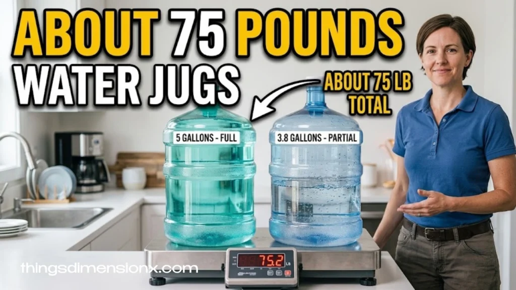 Everyday Items That Weigh About 75 Pounds