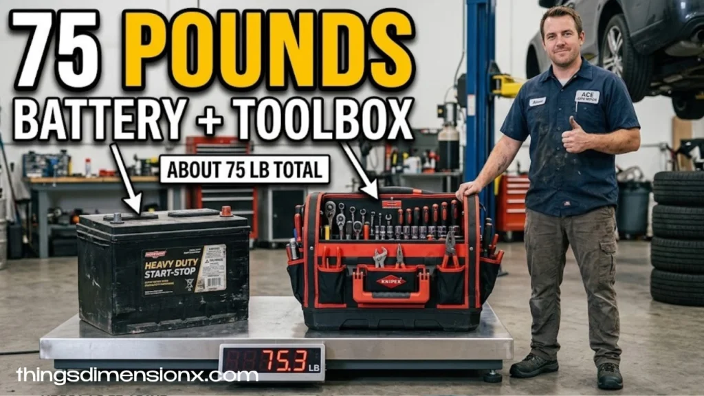 Everyday Items That Weigh About 75 Pounds