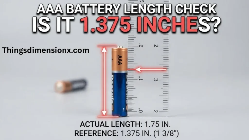 1.375 inches AAA Battery