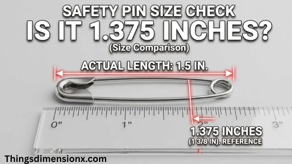 1.375 inches Large Safety Pin