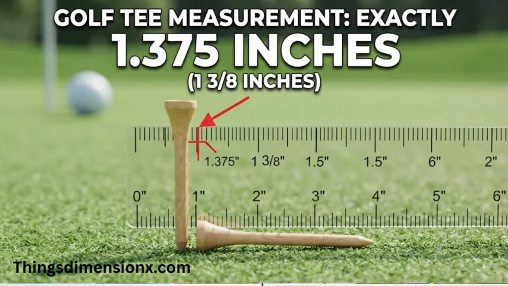 1.375 inches Short Golf Tee