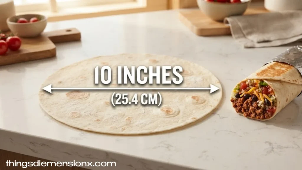 10 Inches Flour Tortilla