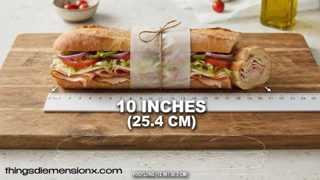 10 Inches Sub Sandwich