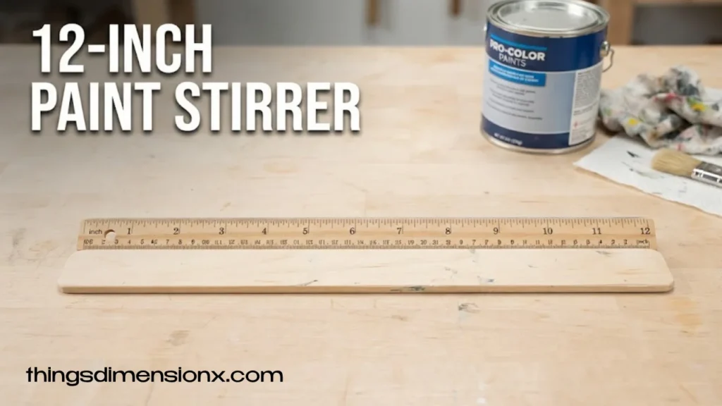 12 Inches Wooden Paint Stirrer