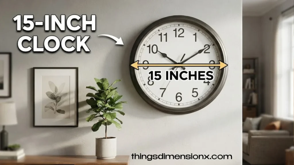 15 Inches Wall Clock