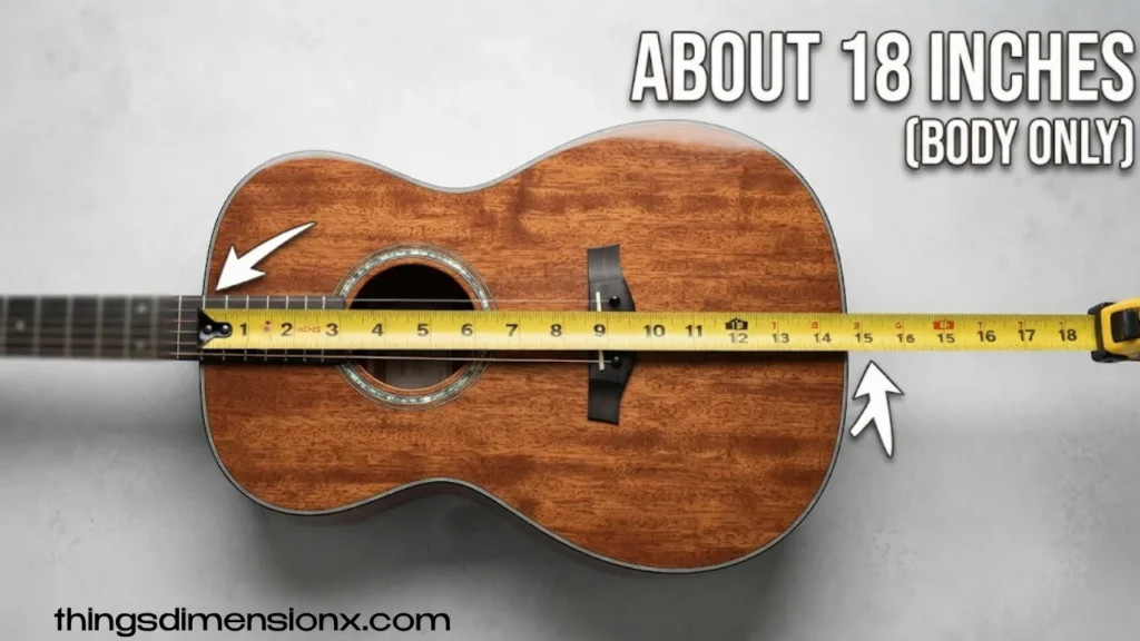 18 Inches Acoustic Guitar Body