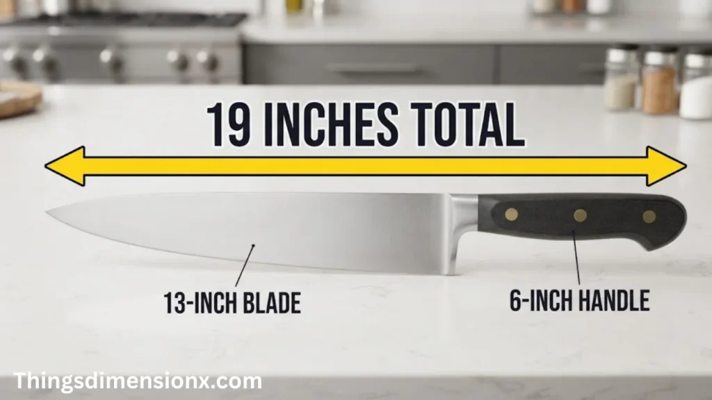 19 inches knife