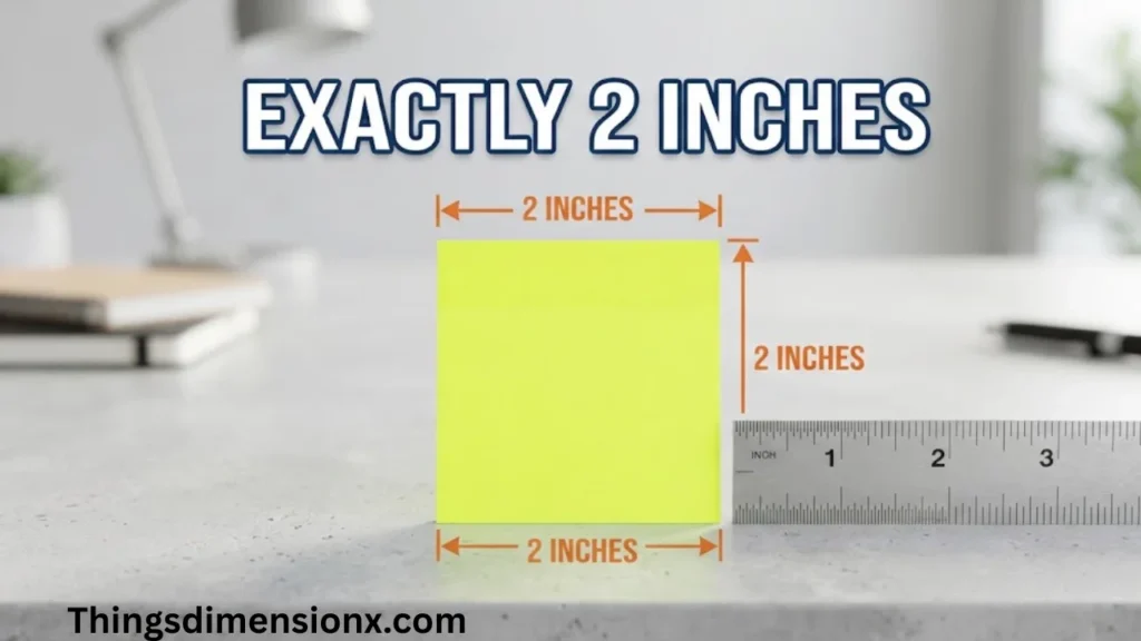 2 Inches 2×2 Sticky Note