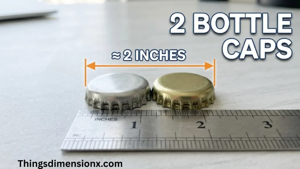 2 Inches Two Bottle Caps