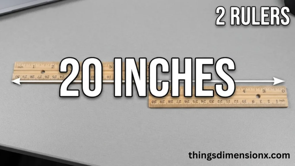 20 Inches Rulers
