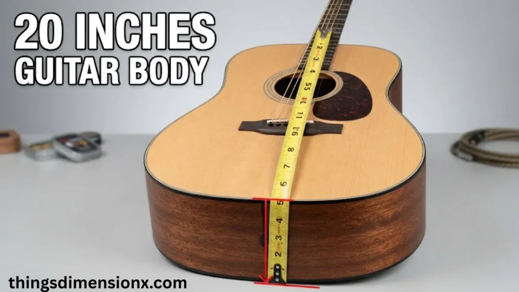 20 Inches Standard Guitar Body