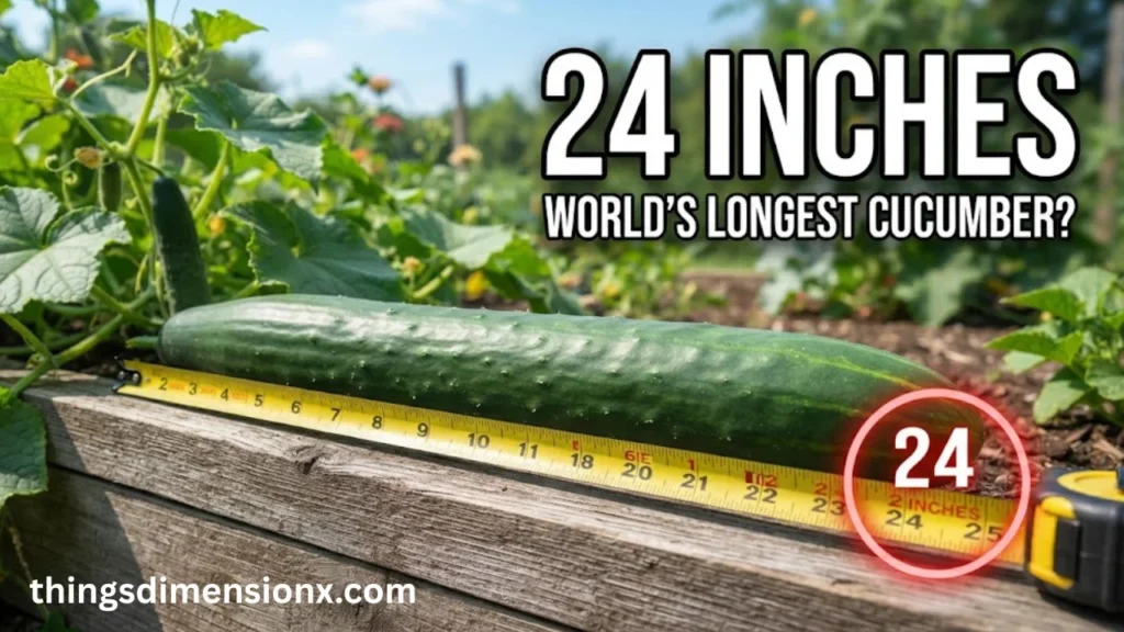 _24 Inches Long Cucumber