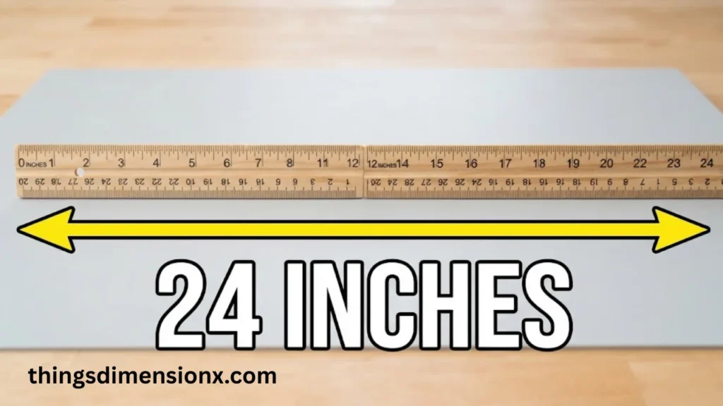 _24 Inches Two 12-Inch Rulers