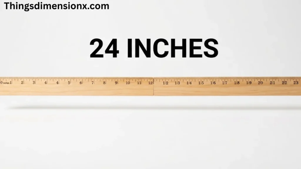 24 Inches Two 12-Inch Rulers