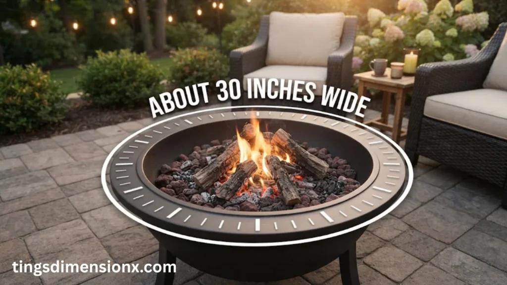 30 Inches Backyard Fire Pit