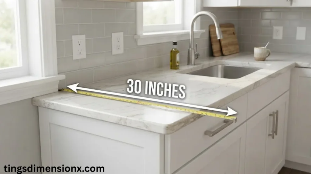 30 Inches Kitchen Countertop Depth
