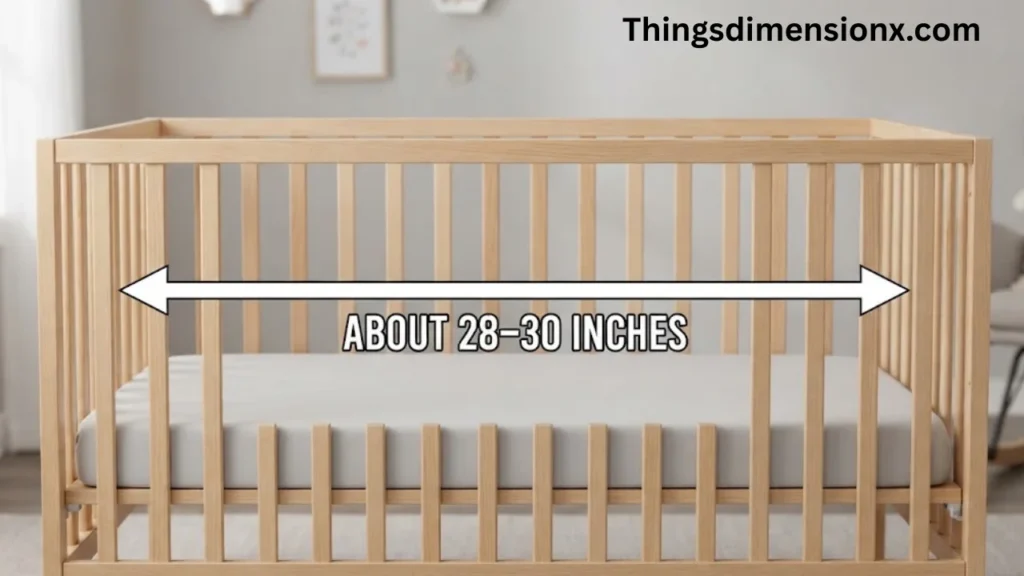 30 inches Baby Crib Interior Width