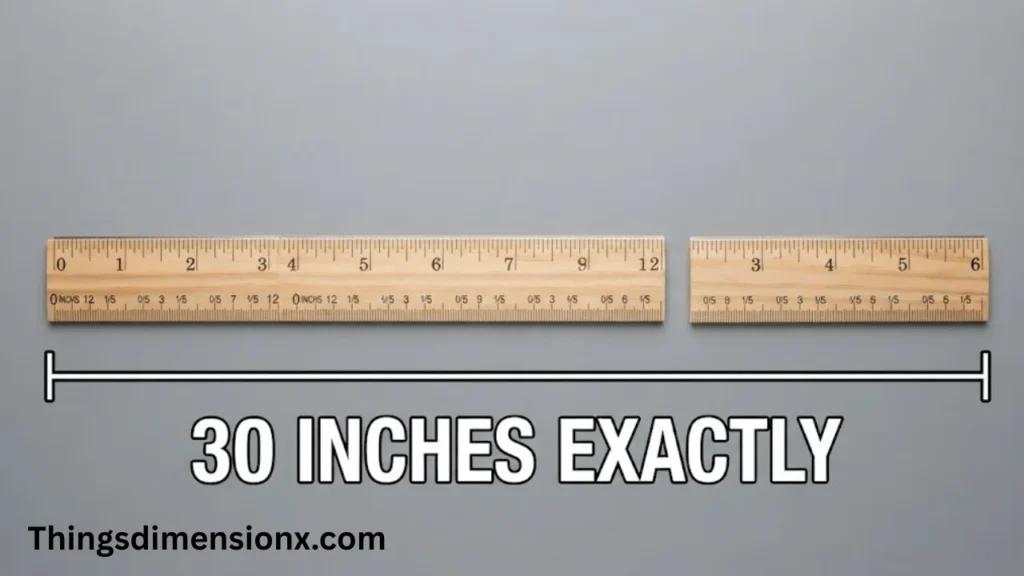 30 inches Two and a Half Rulers