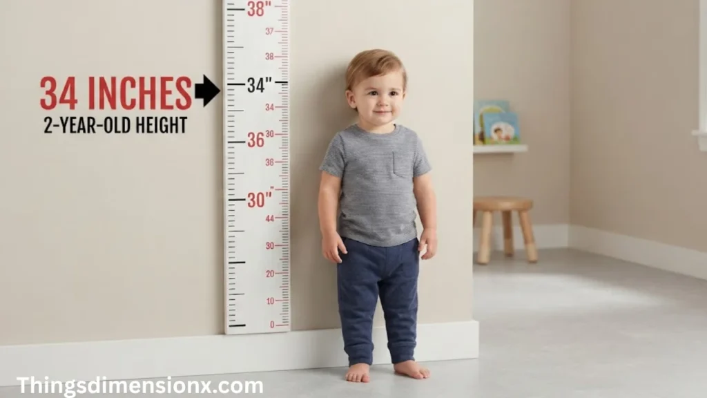 34 Inches 2-Year-Old Toddler Height