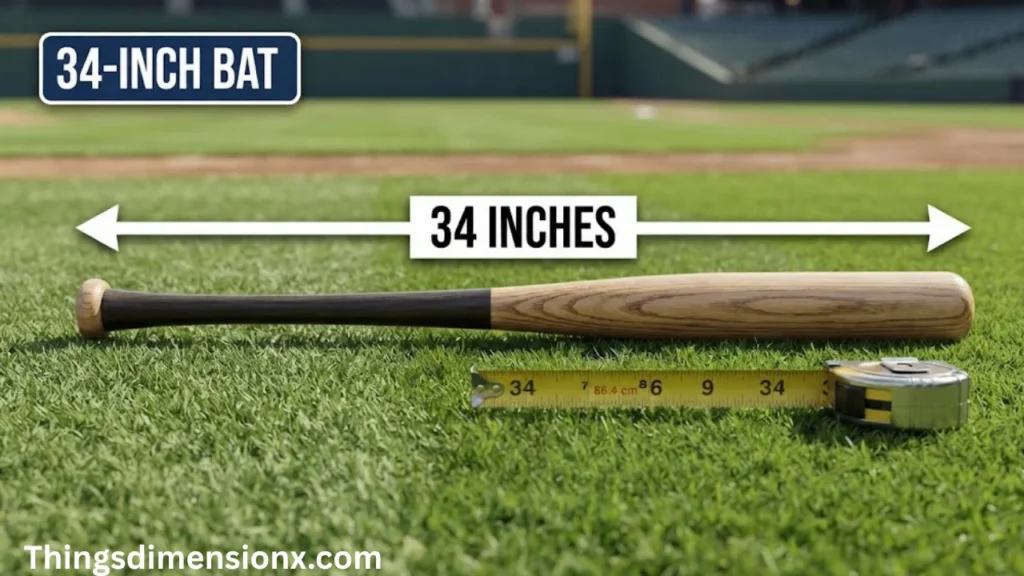 34 Inches Baseball Bat