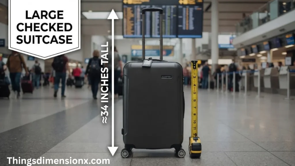 34 Inches Large Rolling Suitcase
