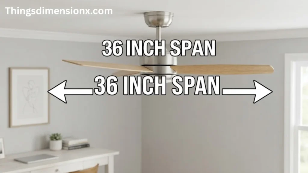 _36 Inches Ceiling Fan Blade Span