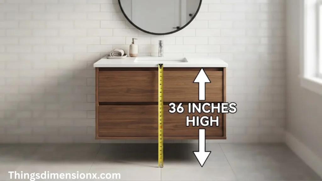 _36 Inches Comfort-Height Bathroom Vanity