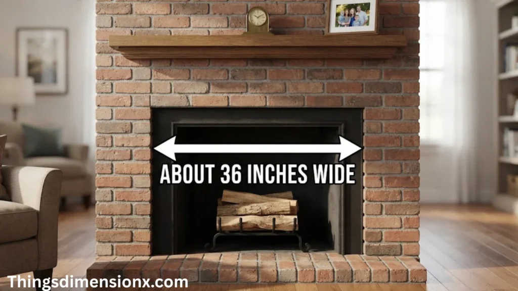 _36 Inches Fireplace Opening