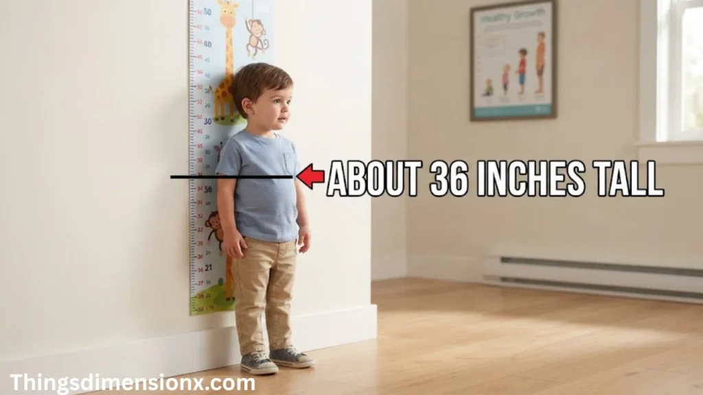_36 Inches Three-Year-Old Child Height