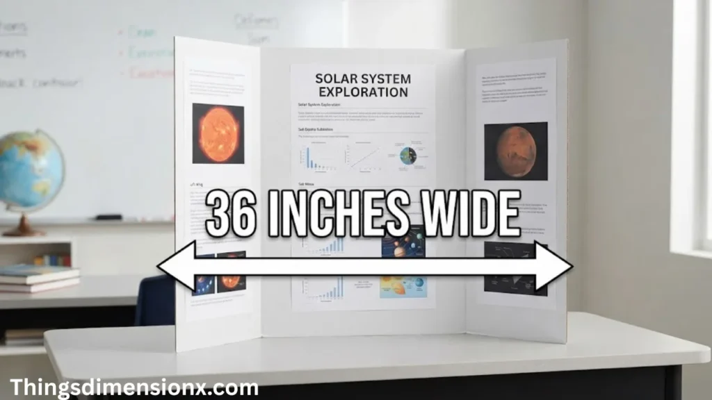 _36 Inches Tri-Fold Poster Board