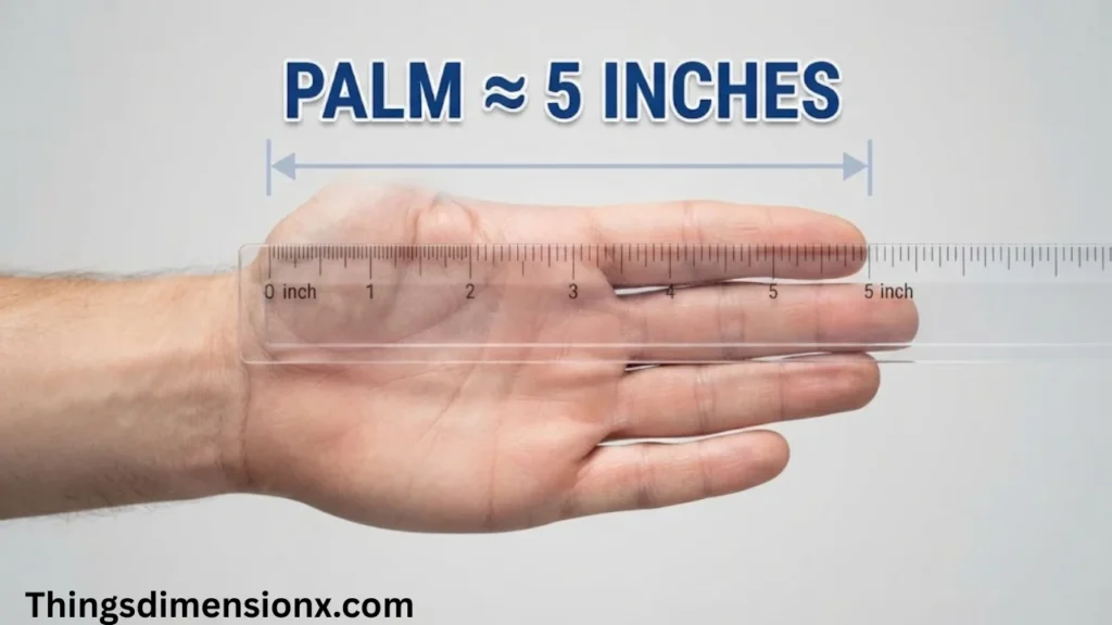 5 Inches Adult Palm