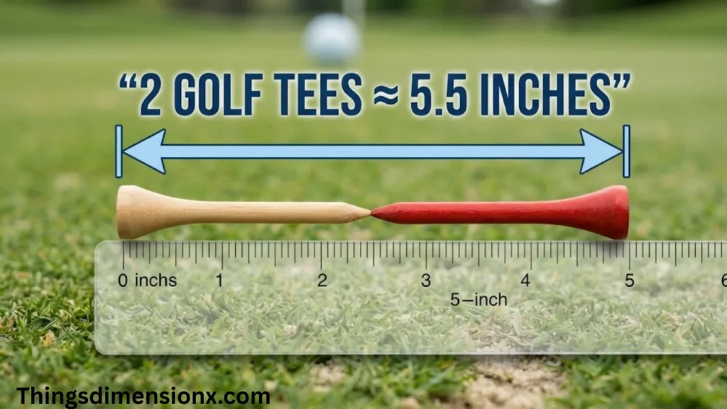 5 Inches Two Golf Tees