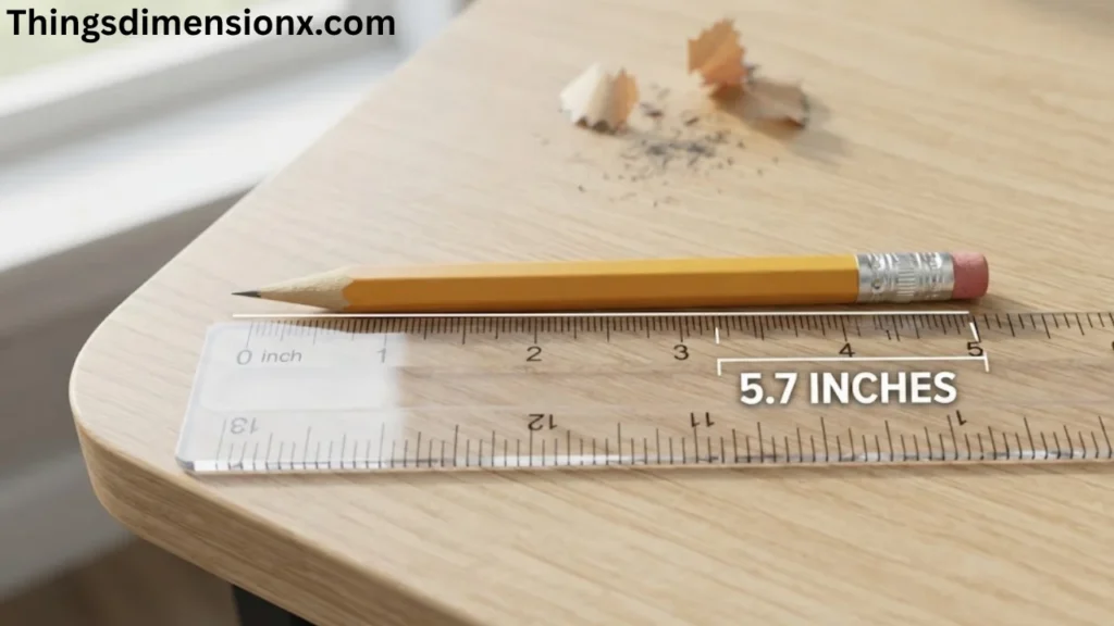 5.7 inches Half-Used No. 2 Pencil