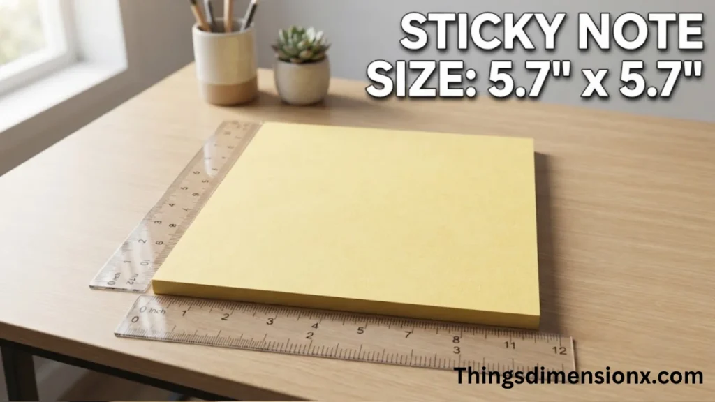 5.7 inches Large Square Sticky Note Pad
