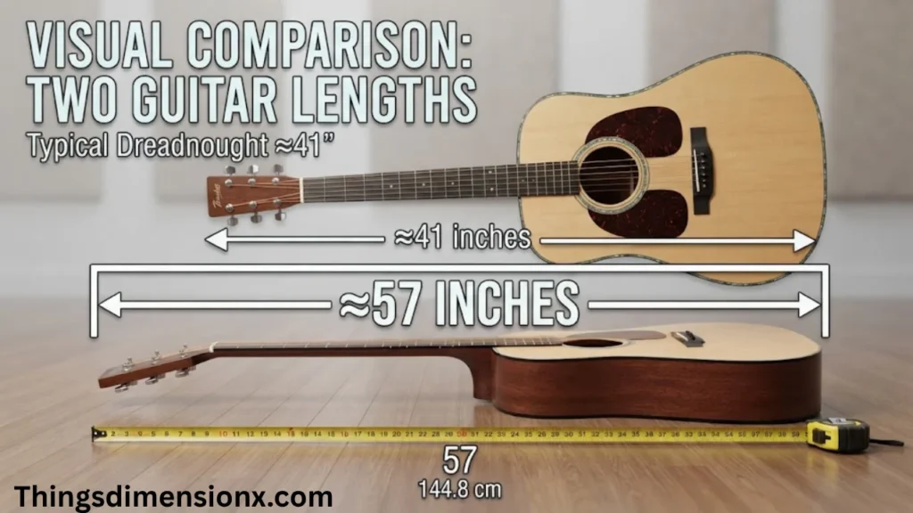 57 Inches Full-Size Acoustic Guitar (1)