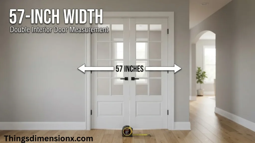 57 Inches Standard Interior Door