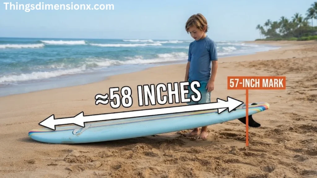 57 inches