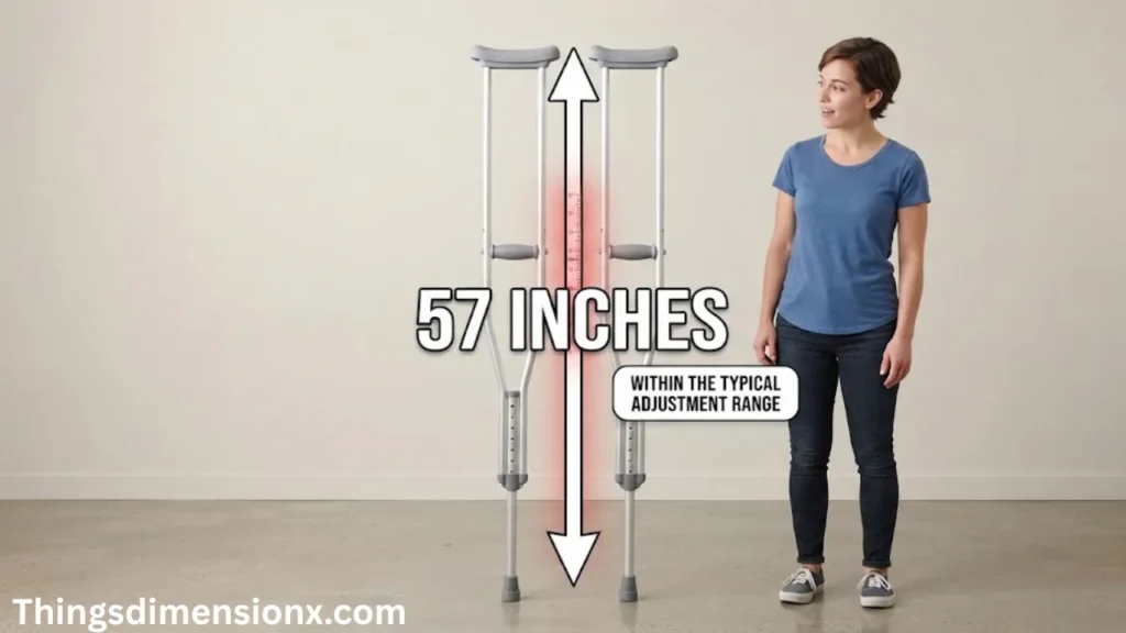 57 inches Adjustable Crutches