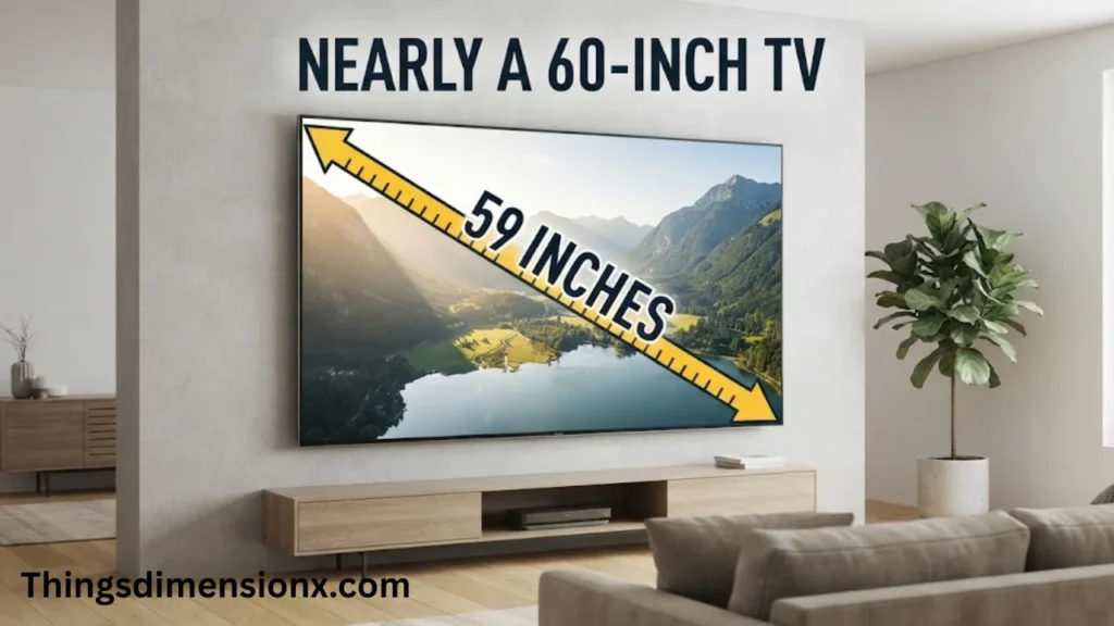 59 inches Flat-Screen TV