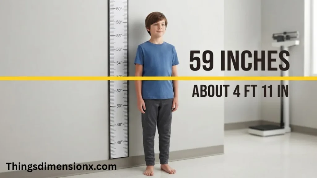 59 inches Tall 10–11-Year-Old Child