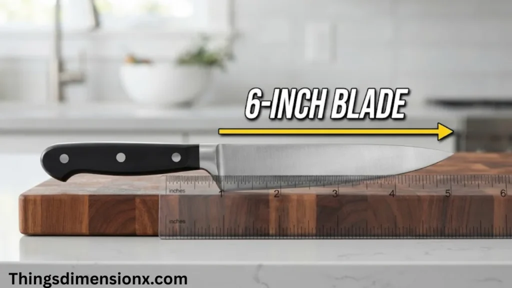 6 Inches Long Kitchen Utility Knife Blade