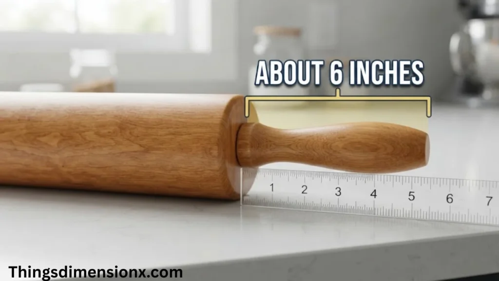 6 Inches Long Rolling Pin Handle