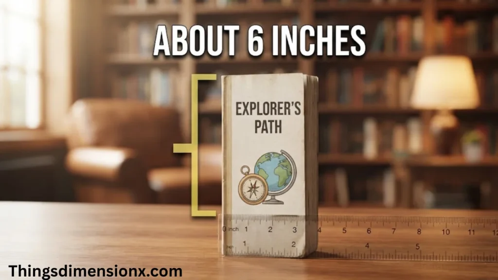 6 Inches Long Small Paperback Book