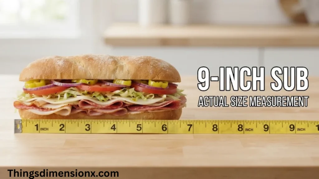 9 Inches Medium Submarine Sandwich