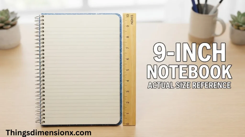 9 Inches Standard Notebook