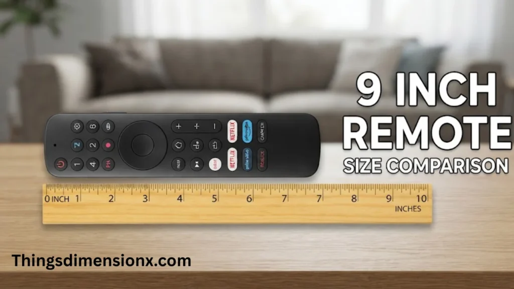 9 Inches TV Remote Control